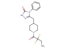 5-{[1-(2,2-difluorobutanoyl)piperidin-4-yl]methyl}-4-phenyl-2,4-dihydro-3H-1,2,4-triazol-3-one