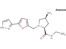 (2S,4S)-4-amino-N-ethyl-1-{[5-(1H-pyrazol-3-yl)-2-furyl]methyl}pyrrolidine-2-carboxamide