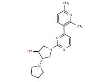 (3'S*,4'S*)-1'-[4-(2,6-dimethylpyridin-3-yl)pyrimidin-2-yl]-1,3'-bipyrrolidin-4'-ol