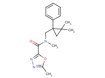 N-[(2,2-dimethyl-1-phenylcyclopropyl)methyl]-N,5-dimethyl-1,3,4-oxadiazole-2-carboxamide