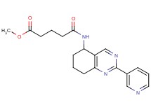 methyl 5-oxo-5-{[2-(3-pyridinyl)-5,6,7,8-tetrahydro-5-quinazolinyl]amino}pentanoate