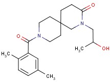 9-(2,5-dimethylbenzoyl)-2-(2-hydroxypropyl)-2,9-diazaspiro[5.5]undecan-3-one