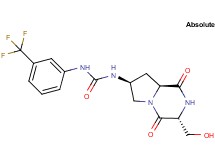 N-[(3R,7S,8aS)-3-(hydroxymethyl)-1,4-dioxooctahydropyrrolo[1,2-a]pyrazin-7-yl]-N'-[3-(trifluoromethyl)phenyl]urea