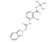 N-(tert-butyl)-3-[(2H-indazol-2-ylacetyl)amino]-2-methylbenzamide