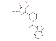 5-[1-(2,1-benzisoxazol-3-ylcarbonyl)piperidin-3-yl]-4-ethyl-2-methyl-2,4-dihydro-3H-1,2,4-triazol-3-one
