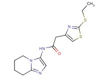 2-[2-(ethylthio)-1,3-thiazol-4-yl]-N-(5,6,7,8-tetrahydroimidazo[1,2-a]pyridin-3-yl)acetamide