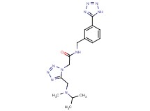 2-(5-{[isopropyl(methyl)amino]methyl}-1H-tetrazol-1-yl)-N-[3-(1H-tetrazol-5-yl)benzyl]acetamide