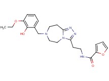 N-{2-[7-(3-ethoxy-2-hydroxybenzyl)-6,7,8,9-tetrahydro-5H-[1,2,4]triazolo[4,3-d][1,4]diazepin-3-yl]ethyl}-2-furamide