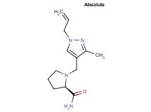 (2R)-1-[(1-allyl-3-methyl-1H-pyrazol-4-yl)methyl]pyrrolidine-2-carboxamide