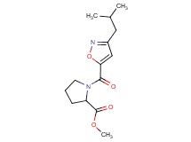 methyl 1-[(3-isobutylisoxazol-5-yl)carbonyl]pyrrolidine-2-carboxylate