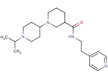 1'-isopropyl-N-[2-(4-pyridinyl)ethyl]-1,4'-bipiperidine-3-carboxamide