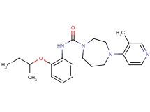 N-(2-sec-butoxyphenyl)-4-(3-methylpyridin-4-yl)-1,4-diazepane-1-carboxamide