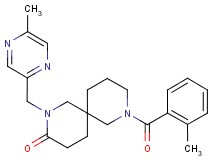 8-(2-methylbenzoyl)-2-[(5-methylpyrazin-2-yl)methyl]-2,8-diazaspiro[5.5]undecan-3-one