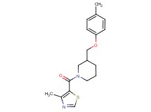 3-[(4-methylphenoxy)methyl]-1-[(4-methyl-1,3-thiazol-5-yl)carbonyl]piperidine