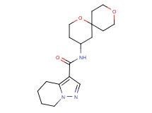 N-1,9-dioxaspiro[5.5]undec-4-yl-4,5,6,7-tetrahydropyrazolo[1,5-a]pyridine-3-carboxamide
