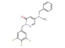 5-[benzyl(methyl)amino]-2-(3,4,5-trifluorobenzyl)-3(2H)-pyridazinone