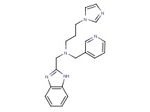 (1H-benzimidazol-2-ylmethyl)[3-(1H-imidazol-1-yl)propyl](pyridin-3-ylmethyl)amine