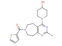 1-[7-(2-thienylcarbonyl)-6,7,8,9-tetrahydro-5H-pyrimido[4,5-d]azepin-4-yl]piperidin-4-ol