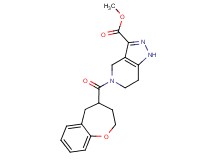 methyl 5-(2,3,4,5-tetrahydro-1-benzoxepin-4-ylcarbonyl)-4,5,6,7-tetrahydro-1H-pyrazolo[4,3-c]pyridine-3-carboxylate