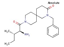 2-benzyl-9-L-isoleucyl-2,9-diazaspiro[5.5]undecan-3-one hydrochloride