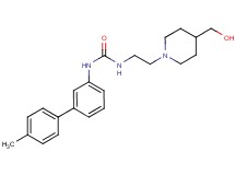 N-{2-[4-(hydroxymethyl)piperidin-1-yl]ethyl}-N'-(4'-methylbiphenyl-3-yl)urea