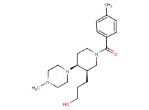 3-[(3R*,4S*)-1-(4-methylbenzoyl)-4-(4-methylpiperazin-1-yl)piperidin-3-yl]propan-1-ol