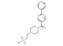 5-({4-[2-(methylsulfonyl)ethyl]-1-piperazinyl}carbonyl)-2-(4-pyridinyl)pyrimidine