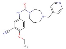 N-(3-cyano-4-ethoxyphenyl)-4-(pyridin-4-ylmethyl)-1,4-diazepane-1-carboxamide