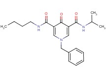 1-benzyl-N-butyl-N'-isopropyl-4-oxo-1,4-dihydro-3,5-pyridinedicarboxamide
