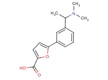 5-{3-[1-(dimethylamino)ethyl]phenyl}-2-furoic acid
