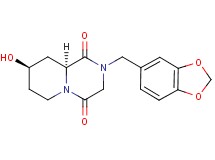 (8R*,9aS*)-2-(1,3-benzodioxol-5-ylmethyl)-8-hydroxytetrahydro-2H-pyrido[1,2-a]pyrazine-1,4(3H,6H)-dione