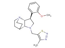 (2R*,3S*,6R*)-3-(2-methoxyphenyl)-5-[(4-methyl-1,2,3-thiadiazol-5-yl)methyl]-1,5-diazatricyclo[5.2.2.0~2,6~]undecane