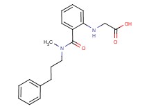 [(2-{[methyl(3-phenylpropyl)amino]carbonyl}phenyl)amino]acetic acid