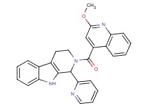 2-[(2-methoxy-4-quinolinyl)carbonyl]-1-(2-pyridinyl)-2,3,4,9-tetrahydro-1H-beta-carboline