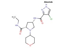 (4S)-4-{[(4-chloro-1H-pyrazol-3-yl)carbonyl]amino}-N-ethyl-1-(tetrahydro-2H-pyran-4-yl)-L-prolinamide