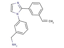 1-{3-[2-(3-vinylphenyl)-1H-imidazol-1-yl]phenyl}methanamine