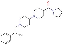 1'-(2-phenylpropyl)-4-(1-pyrrolidinylcarbonyl)-1,4'-bipiperidine