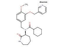 N-[4-methoxy-3-(3-pyridinylmethoxy)benzyl]-N-[(3S)-2-oxo-3-azepanyl]cyclohexanecarboxamide