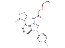 2-ethoxy-N-[1-(4-fluorophenyl)-4-(2-oxo-1,3-oxazolidin-3-yl)-1H-indazol-3-yl]acetamide