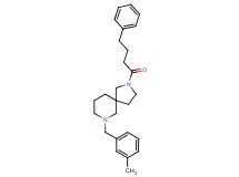 7-(3-methylbenzyl)-2-(4-phenylbutanoyl)-2,7-diazaspiro[4.5]decane