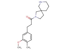 2-[3-(3-methoxy-4-methylphenyl)propanoyl]-2,7-diazaspiro[4.5]decane