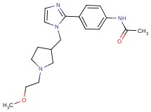 N-[4-(1-{[1-(2-methoxyethyl)pyrrolidin-3-yl]methyl}-1H-imidazol-2-yl)phenyl]acetamide