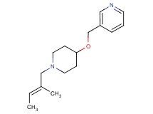 3-[({1-[(2E)-2-methylbut-2-en-1-yl]piperidin-4-yl}oxy)methyl]pyridine