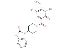 1-{1-[(6-ethyl-1,5-dimethyl-2-oxo-1,2-dihydropyridin-3-yl)carbonyl]piperidin-4-yl}-1,3-dihydro-2H-benzimidazol-2-one