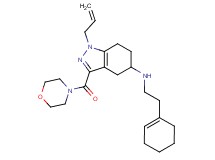 1-allyl-N-[2-(1-cyclohexen-1-yl)ethyl]-3-(4-morpholinylcarbonyl)-4,5,6,7-tetrahydro-1H-indazol-5-amine