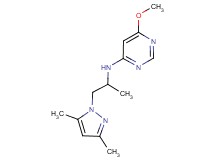 N-[2-(3,5-dimethyl-1H-pyrazol-1-yl)-1-methylethyl]-6-methoxypyrimidin-4-amine
