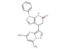 4-(5,7-dimethylpyrazolo[1,5-a]pyrimidin-3-yl)-1-phenyl-1,4,5,7-tetrahydro-6H-pyrazolo[3,4-b]pyridin-6-one