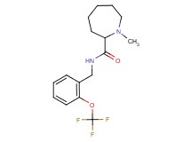 1-methyl-N-[2-(trifluoromethoxy)benzyl]-2-azepanecarboxamide