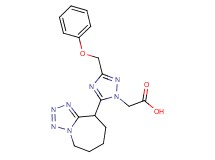 [3-(phenoxymethyl)-5-(6,7,8,9-tetrahydro-5H-tetrazolo[1,5-a]azepin-9-yl)-1H-1,2,4-triazol-1-yl]acetic acid
