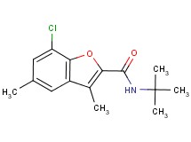N-(tert-butyl)-7-chloro-3,5-dimethyl-1-benzofuran-2-carboxamide